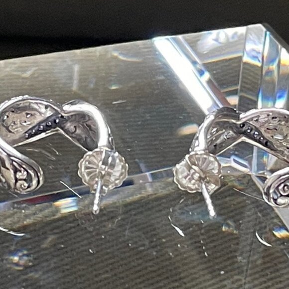 Bali Designs Robert Manse AMETHYST HOOP Earrings - Picture 9 of 13